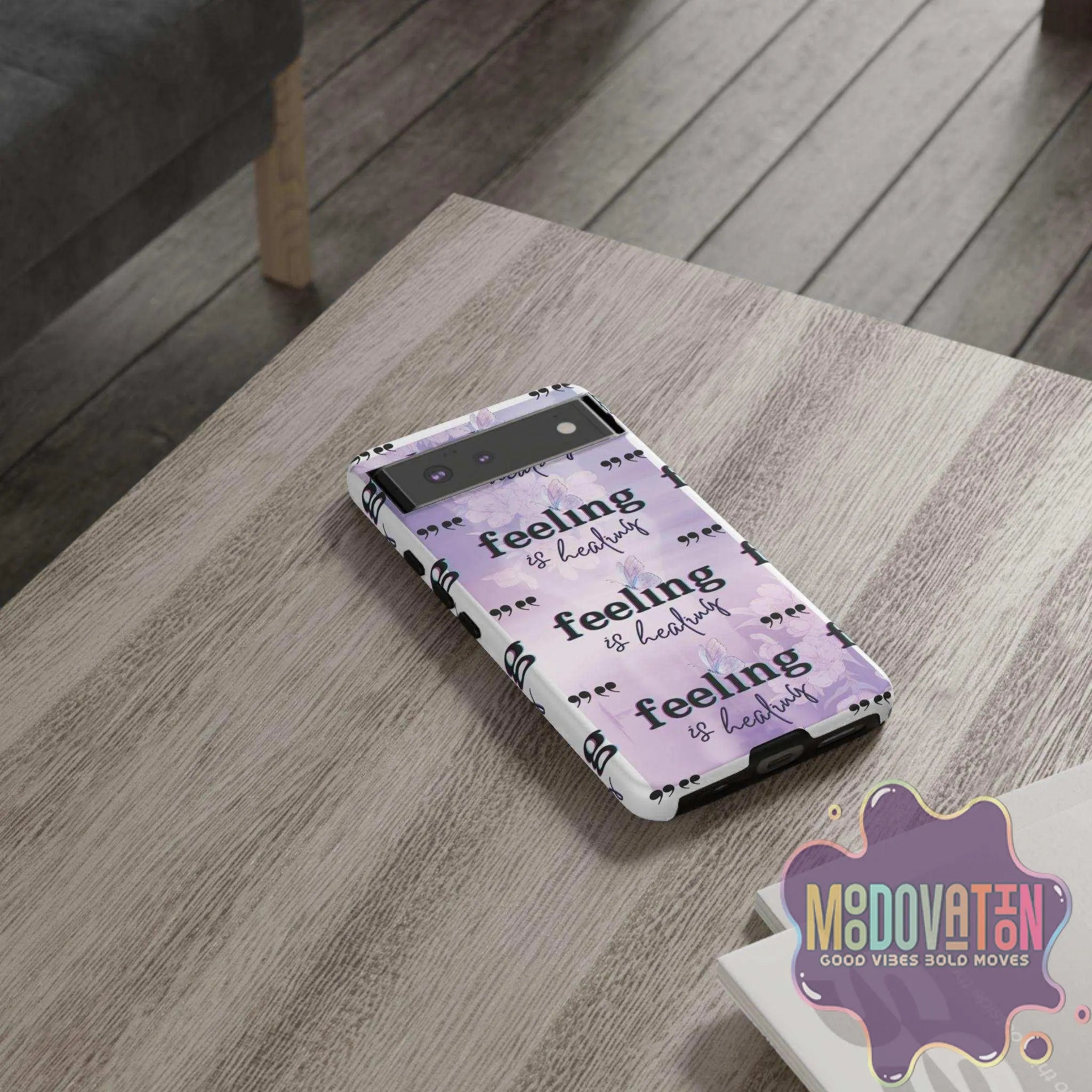 Feeling Is Healing Phone Case - Lilac - MOODOVATION