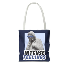 Intense Feelings Tote Bag - Navy Print