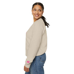 Courage, Strength & Faith – Breast Cancer Awareness Unisex Crewneck Sweatshirt
