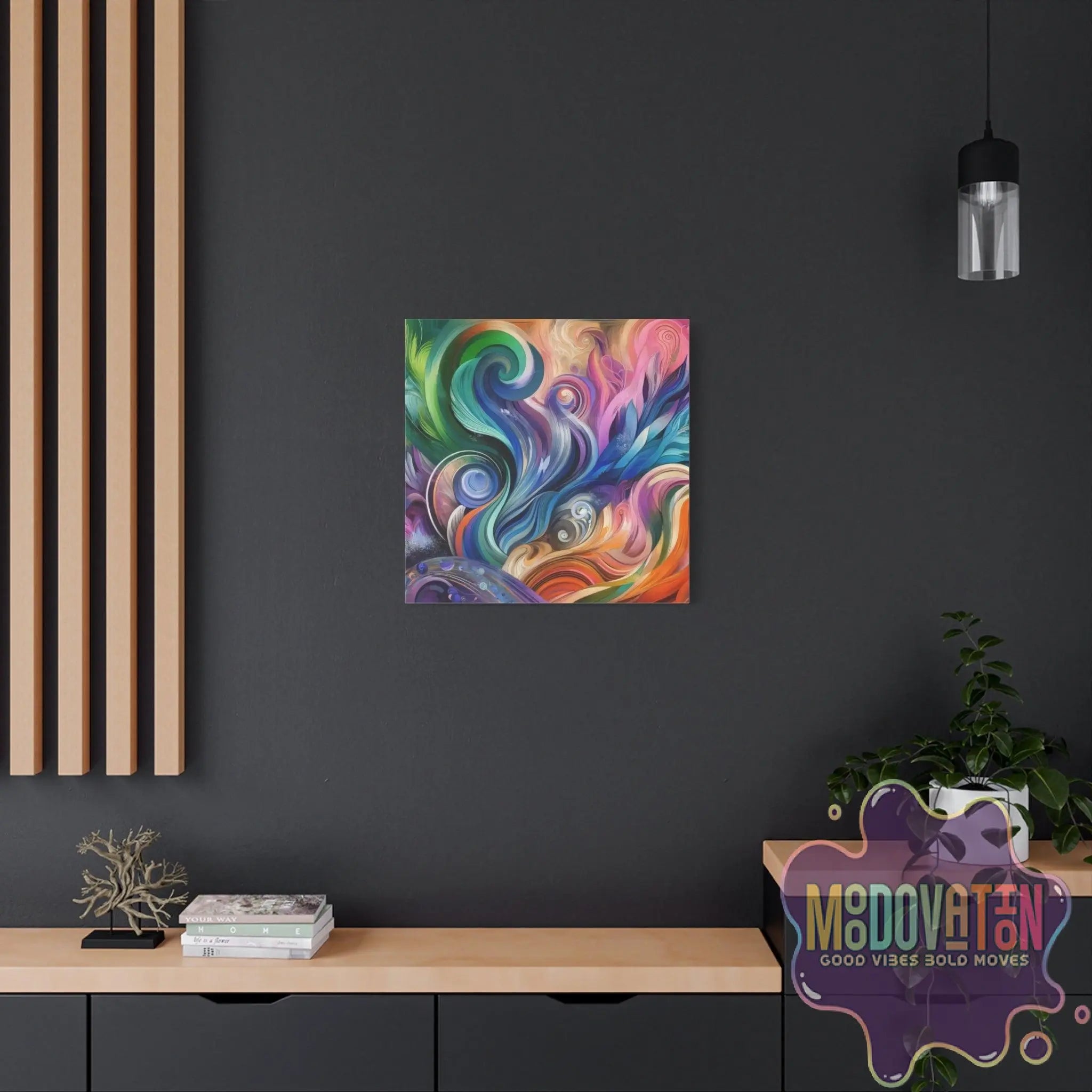 Ethereal Flow Matte Canvas - MOODOVATION