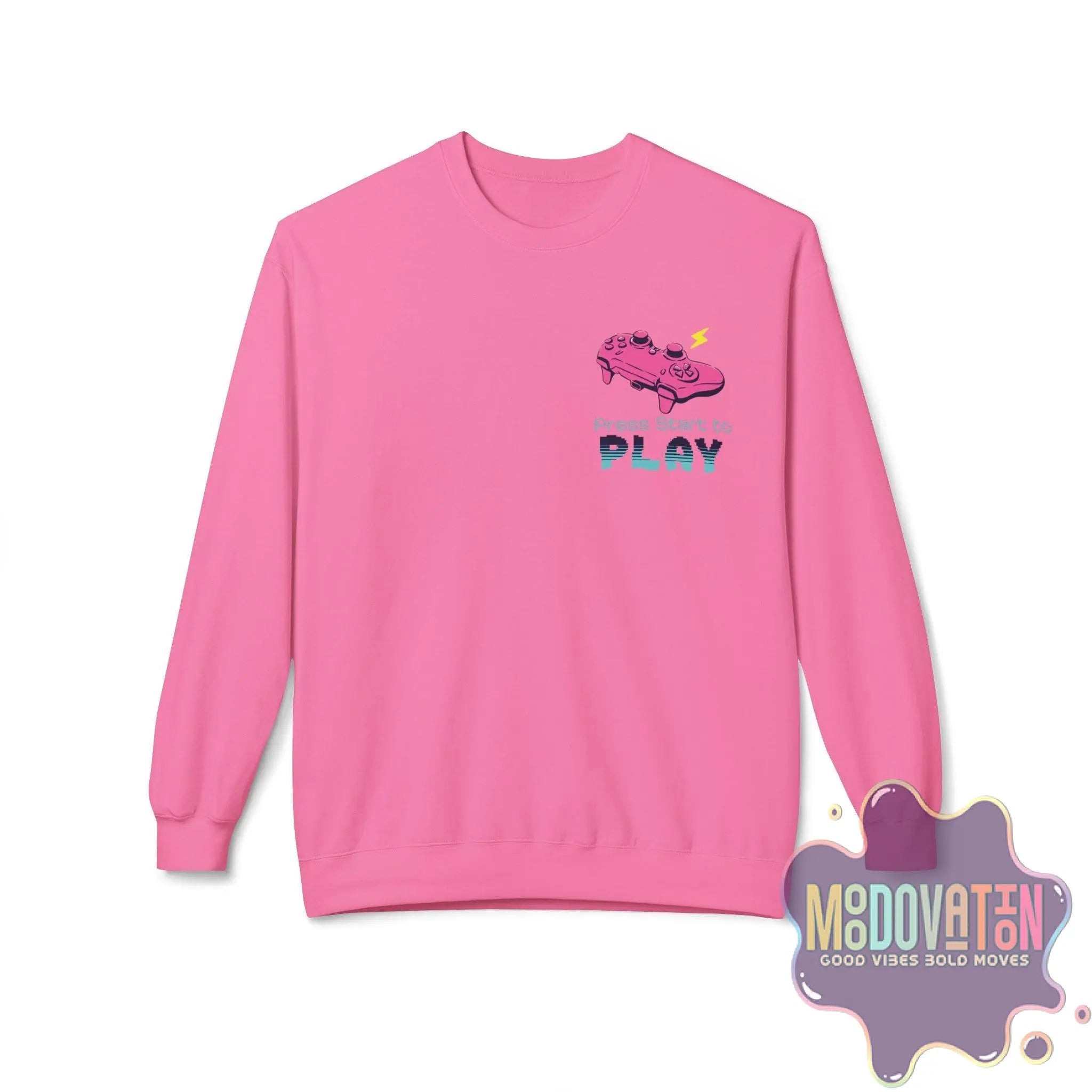 Game Over Unisex Midweight Crewneck Sweatshirt - MOODOVATION
