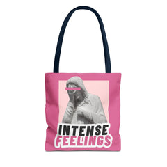 Intense Feelings Tote Bag - Pink Print