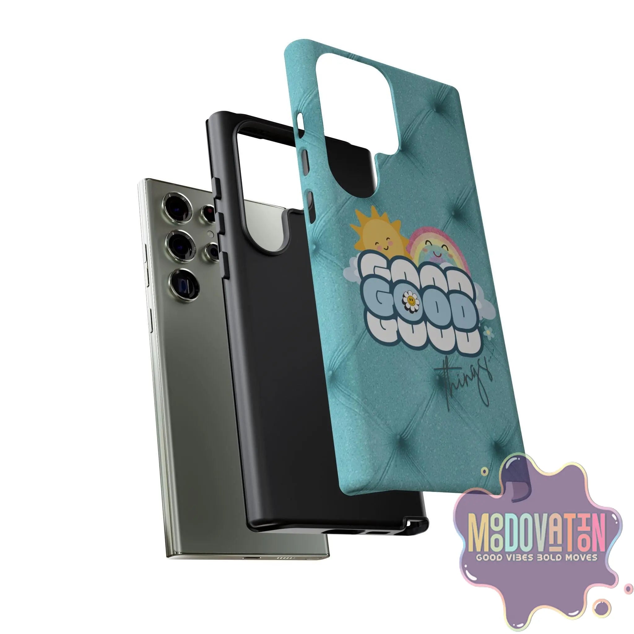 Good Things Phone Case - Teal - MOODOVATION