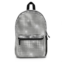 Retro Silver Flow Backpack