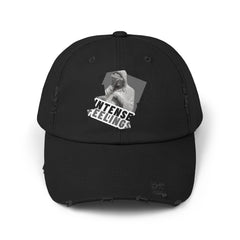 Intense Feelings - Grey Print Vintage Distressed Hat
