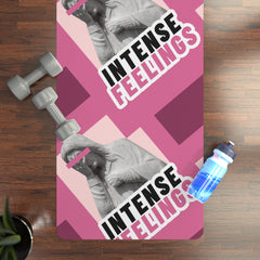 Intense Feelings – Pink Premium Rubber Yoga Mat