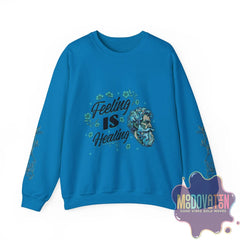 Feeling Is Healing Unisex Heavy Blend Crewneck Sweatshirt - MOODOVATION