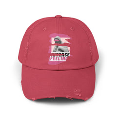 Intense Feelings - Pink Print Vintage Distressed Hat