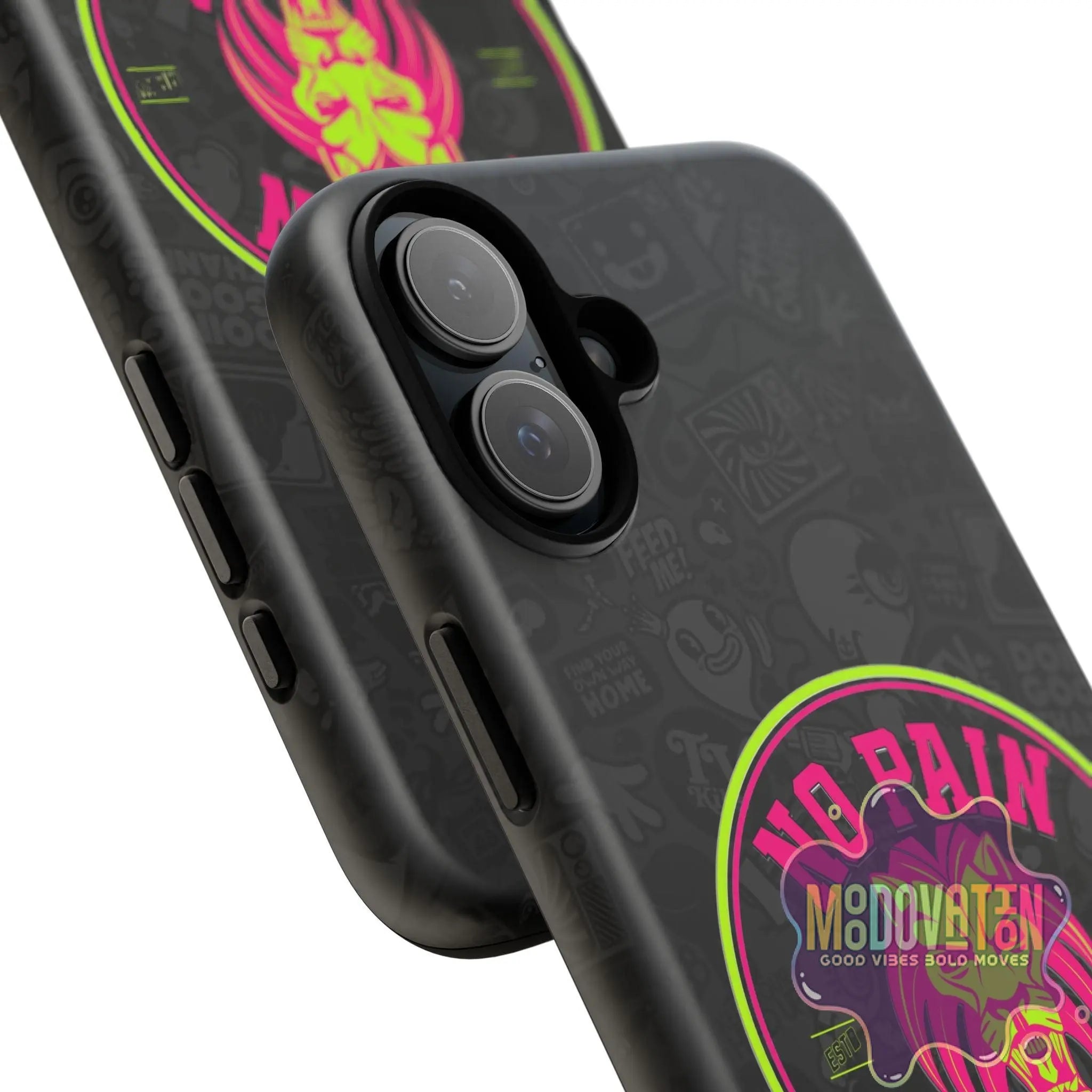 No Pain No Gain Phone Case - Black - MOODOVATION
