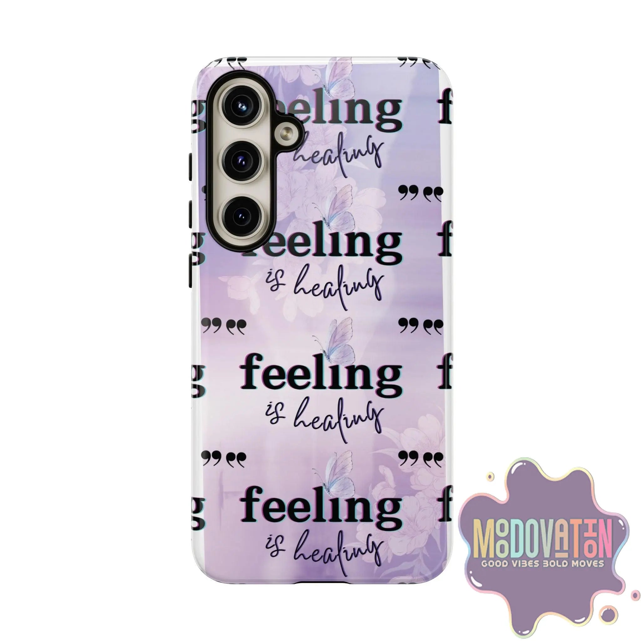 Feeling Is Healing Phone Case - Lilac - MOODOVATION