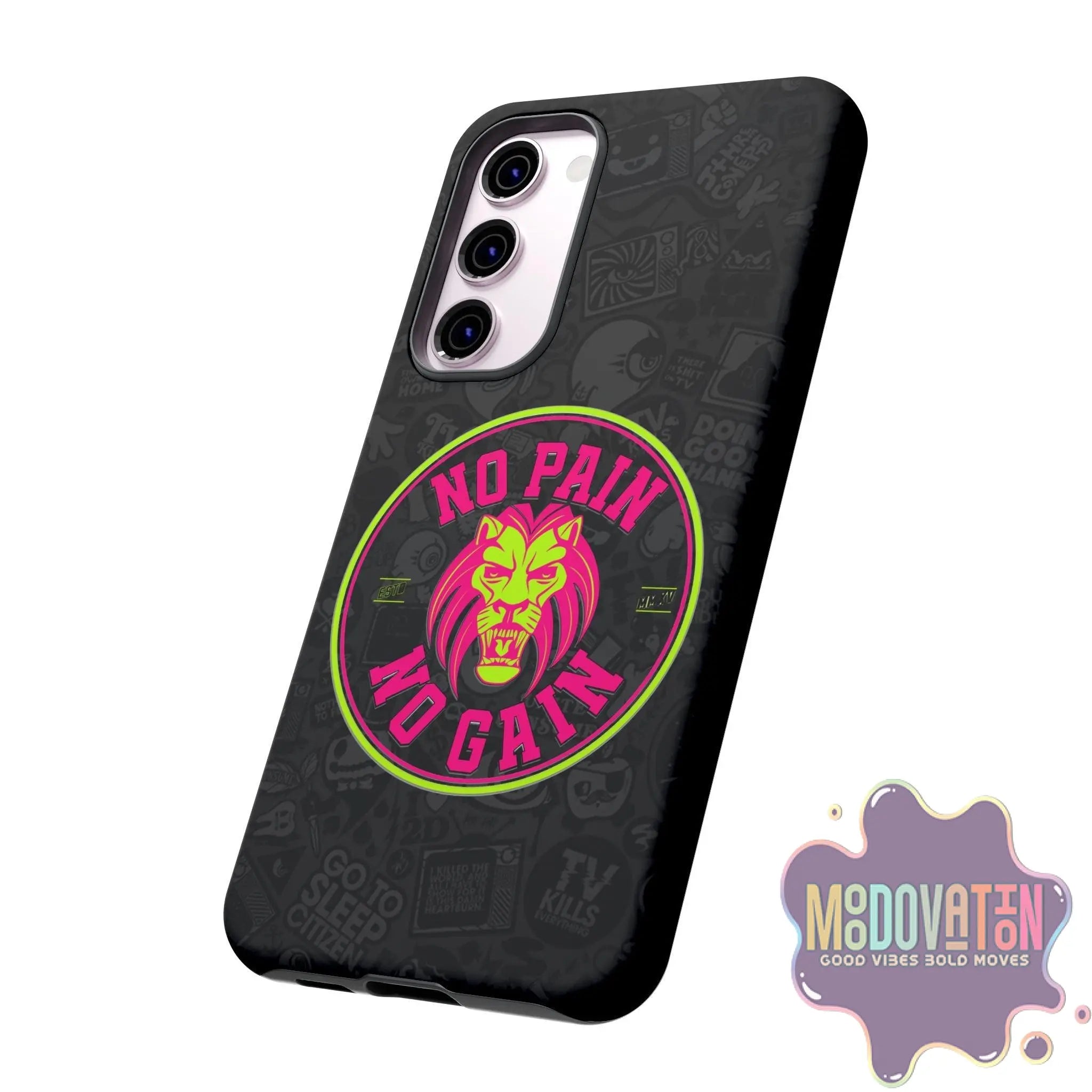 No Pain No Gain Phone Case - Black - MOODOVATION
