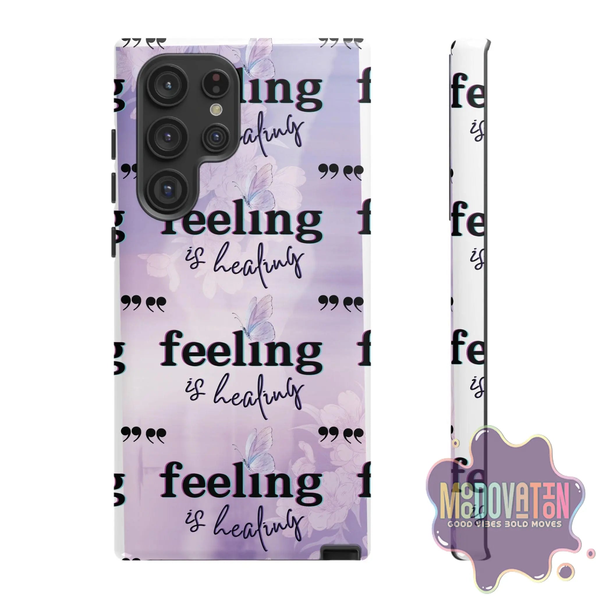 Feeling Is Healing Phone Case - Lilac - MOODOVATION