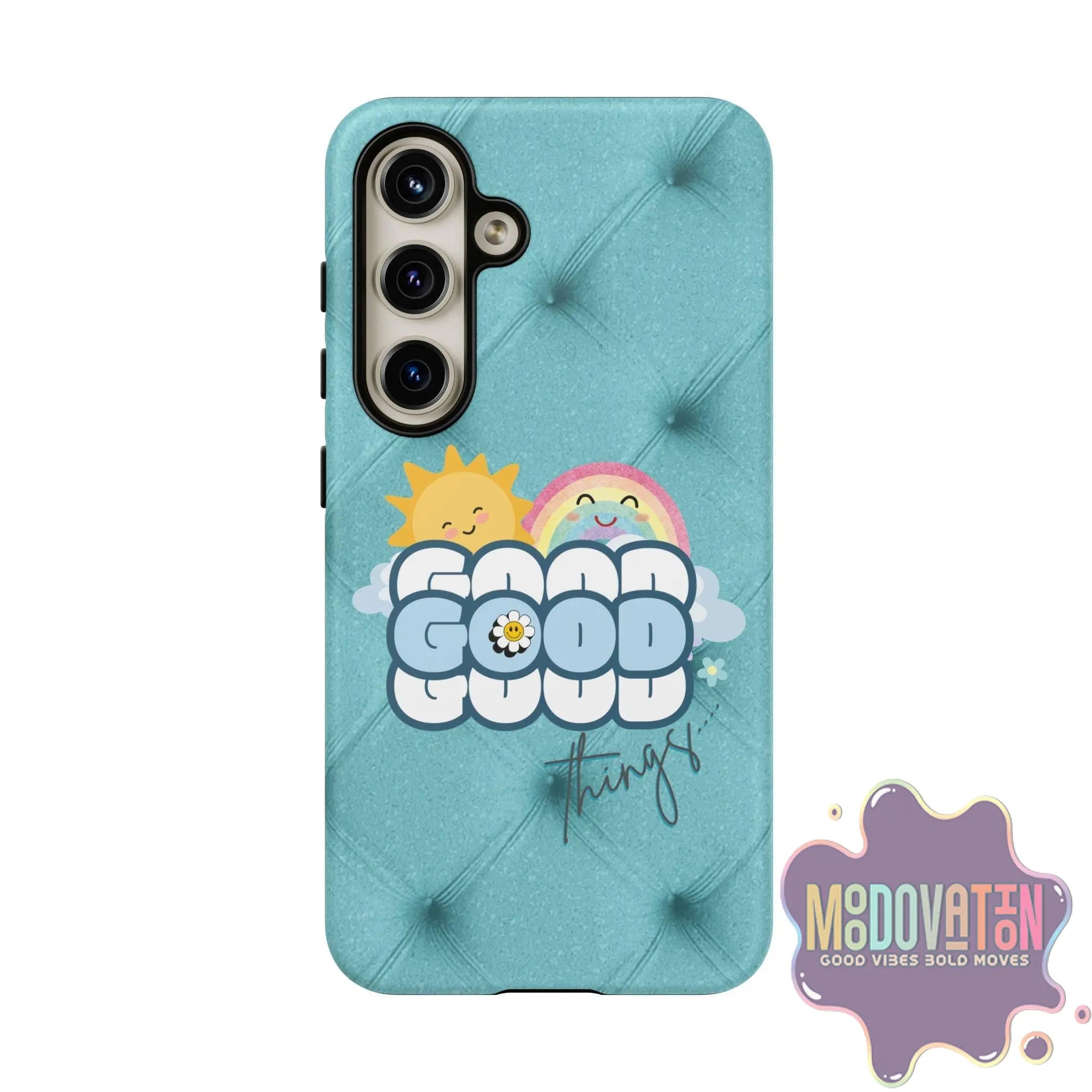 Good Things Phone Case - Teal - MOODOVATION
