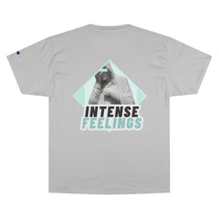 Intense Feelings - Cyan Print Unisex Champion T-Shirt