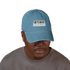 Intense Feelings - Embroidered Denim Hat