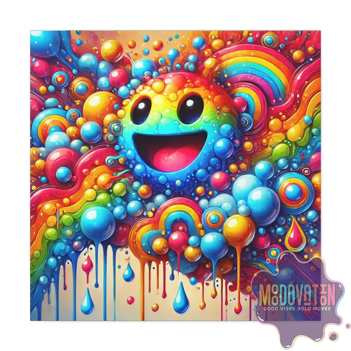 Happy Chaos Matte Canvas - MOODOVATION
