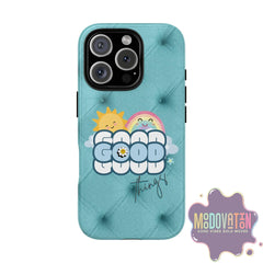 Good Things Phone Case - Teal - MOODOVATION