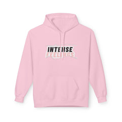 Intense Feelings Unisex Midweight Hoodie - Rose Pink Print