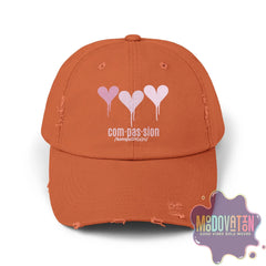 Compassion - Unisex Distressed Vintage Hat - MOODOVATION