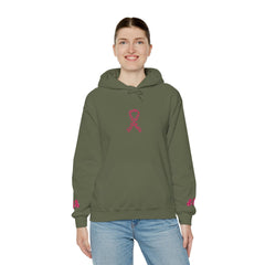 Pink Ribbon Awareness Hoodie, Unisex Sweatshirt for Fundraising, Breast Cancer Awareness Month, Inspirational Gift, Cozy Jumpsuit