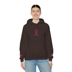 Pink Ribbon Awareness Hoodie, Unisex Sweatshirt for Fundraising, Breast Cancer Awareness Month, Inspirational Gift, Cozy Jumpsuit