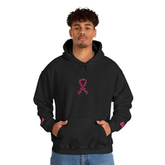 Pink Ribbon Awareness Hoodie, Unisex Sweatshirt for Fundraising, Breast Cancer Awareness Month, Inspirational Gift, Cozy Jumpsuit