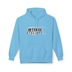 Intense Feelings Unisex Midweight Hoodie - Grey Print