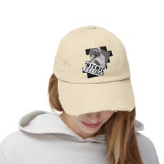 Intense Feelings - Grey Print Vintage Distressed Hat
