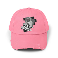 Intense Feelings - Grey Print Vintage Distressed Hat