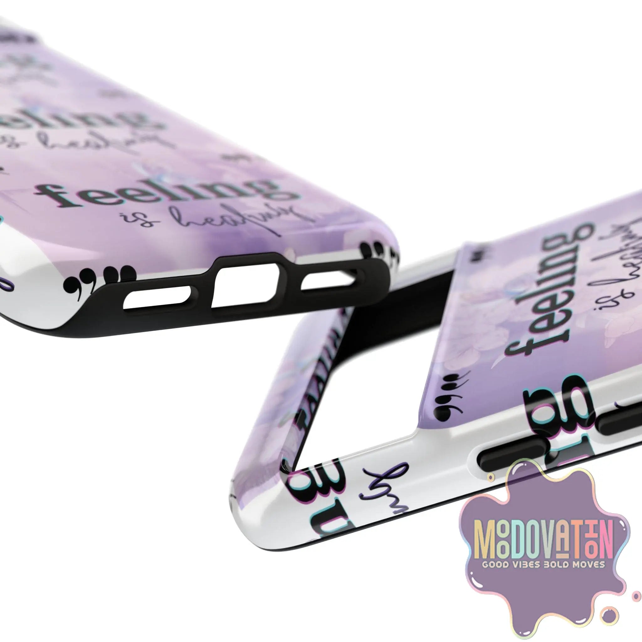 Feeling Is Healing Phone Case - Lilac - MOODOVATION