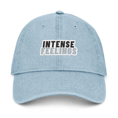 Intense Feelings - Embroidered Denim Hat