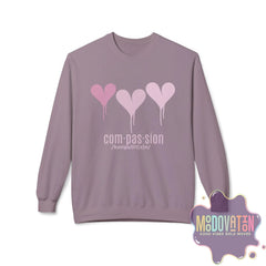 Self-Compassion Unisex Midweight Crewneck Sweatshirt - MOODOVATION