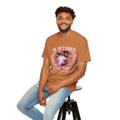 In October We Wear Pink – Breast Cancer Awareness Unisex T-Shirt