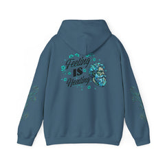 Feeling Is Healing - Unisex Statement Sleeve Hoodie