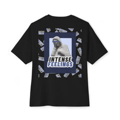 Intense Feelings – Navy Unisex Oversized Tee