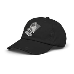 Intense Feelings - Grey Print Vintage Distressed Hat