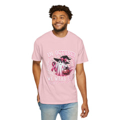 In October We Wear Pink – Breast Cancer Awareness Unisex T-Shirt