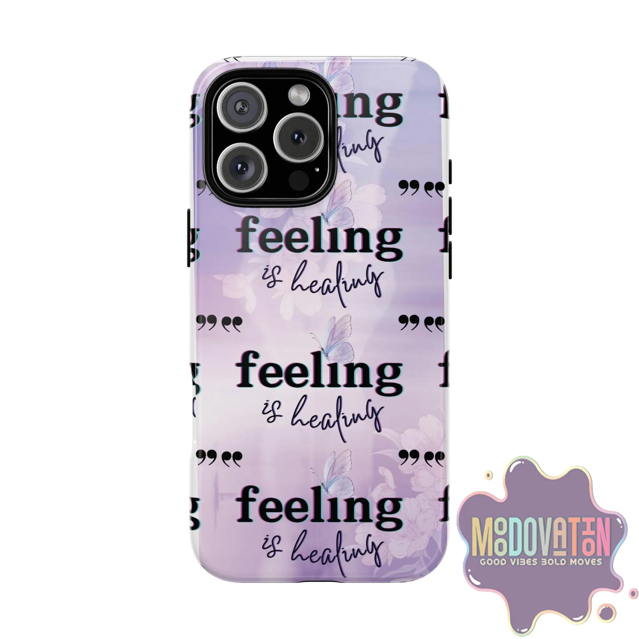 Feeling Is Healing Phone Case - Lilac - MOODOVATION