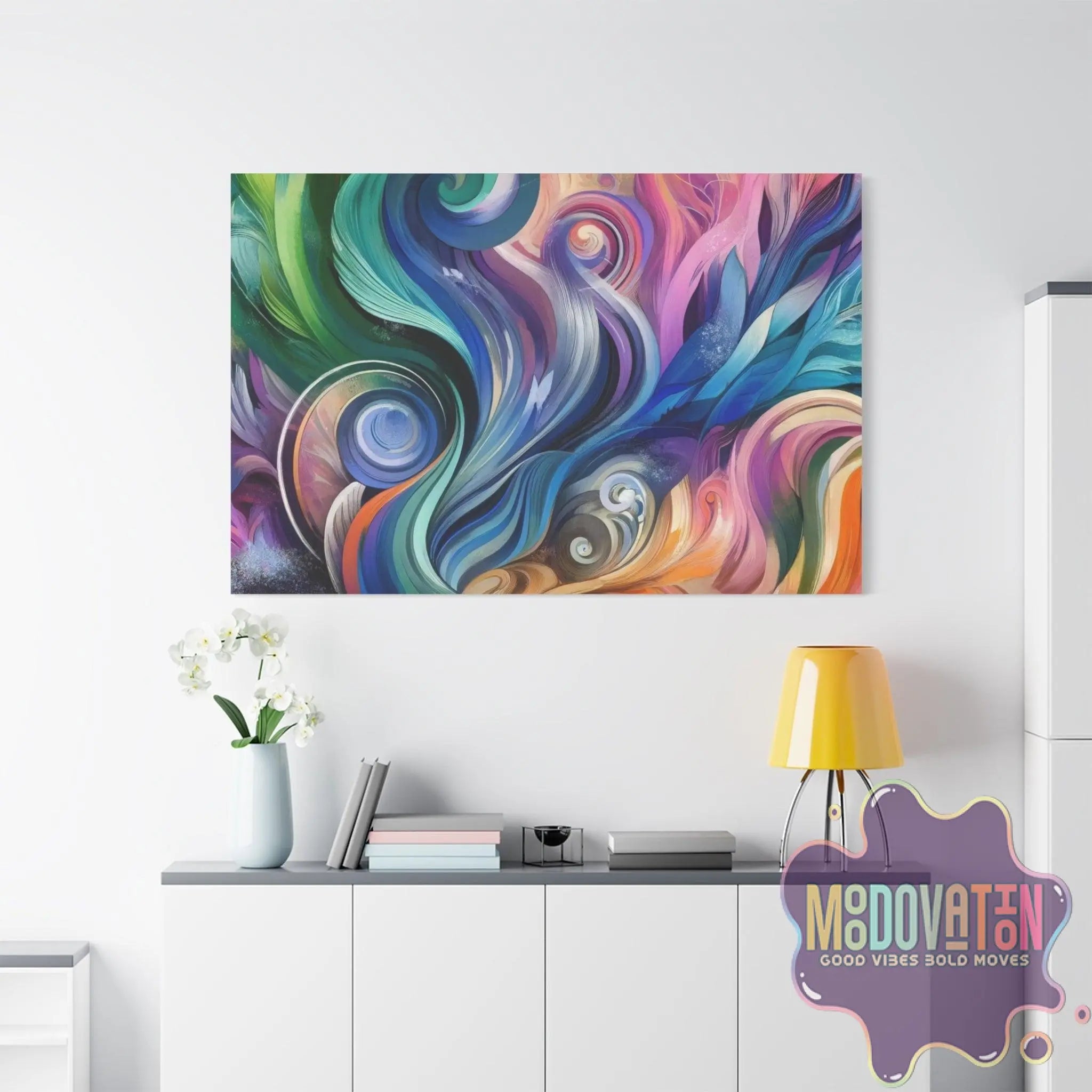 Ethereal Flow Matte Canvas - MOODOVATION