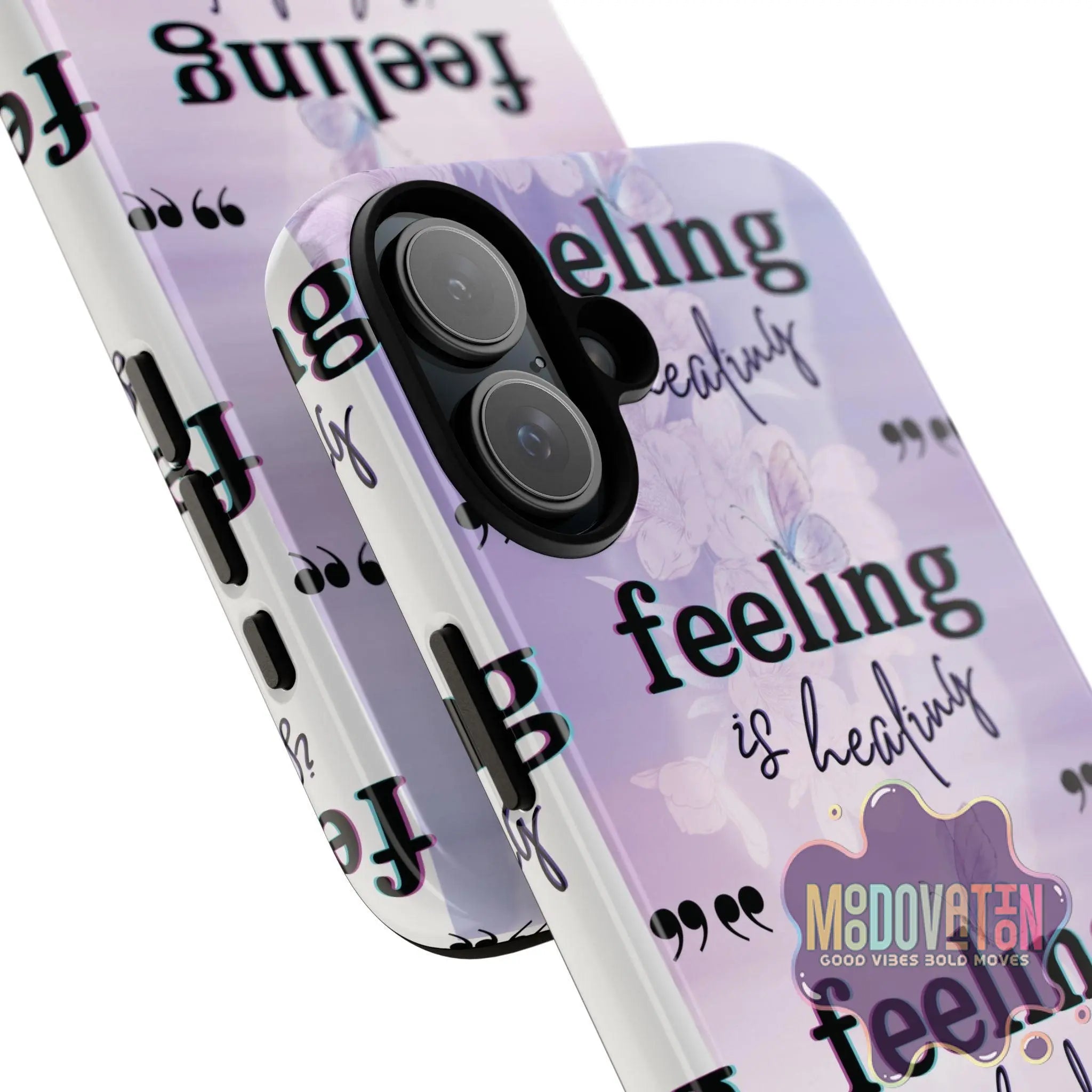 Feeling Is Healing Phone Case - Lilac - MOODOVATION