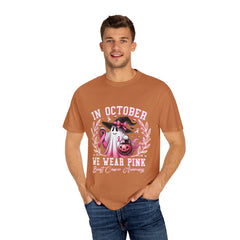 In October We Wear Pink – Breast Cancer Awareness Unisex T-Shirt