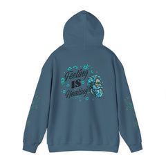 Feeling Is Healing - Unisex Statement Sleeve Hoodie
