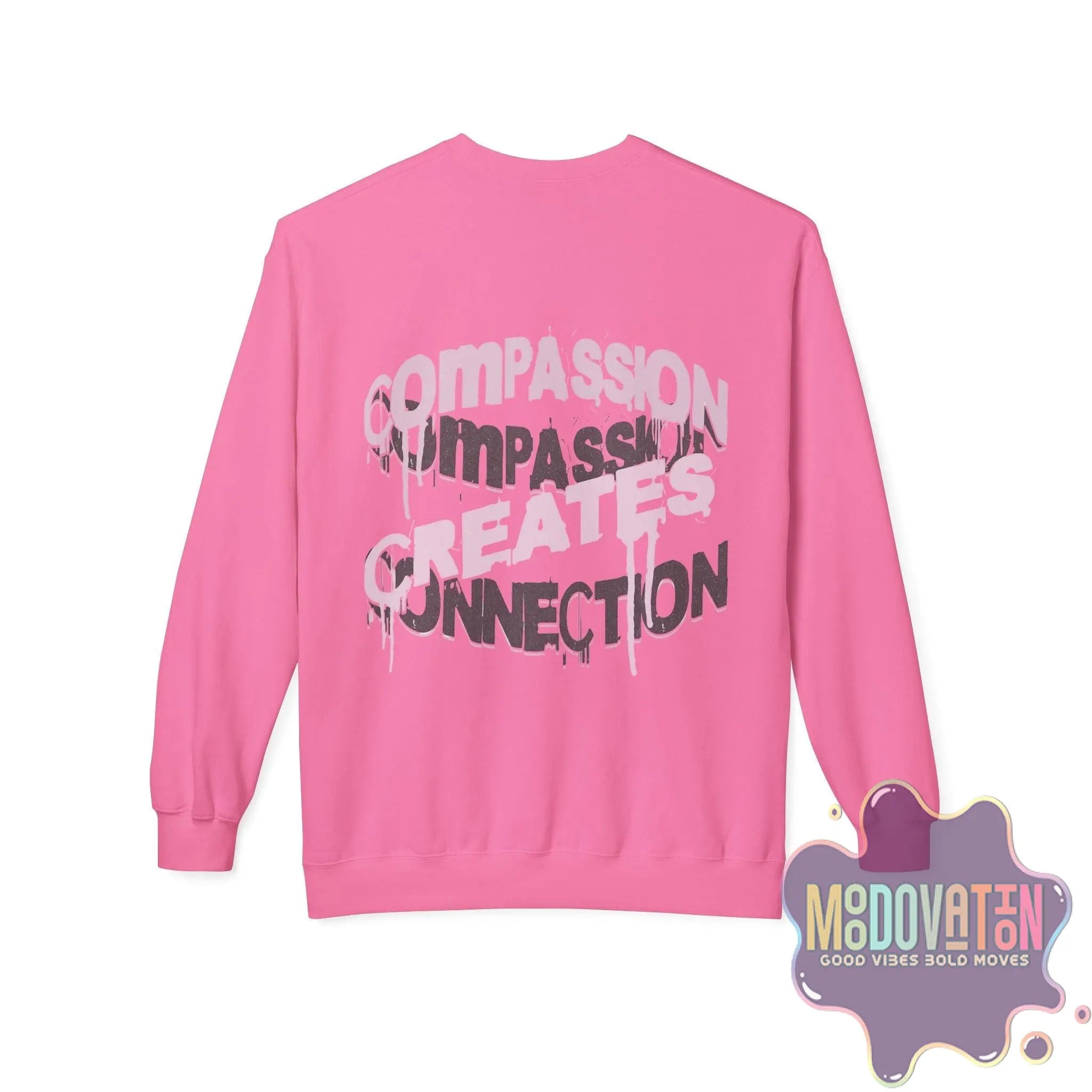 Self-Compassion Unisex Midweight Crewneck Sweatshirt - MOODOVATION