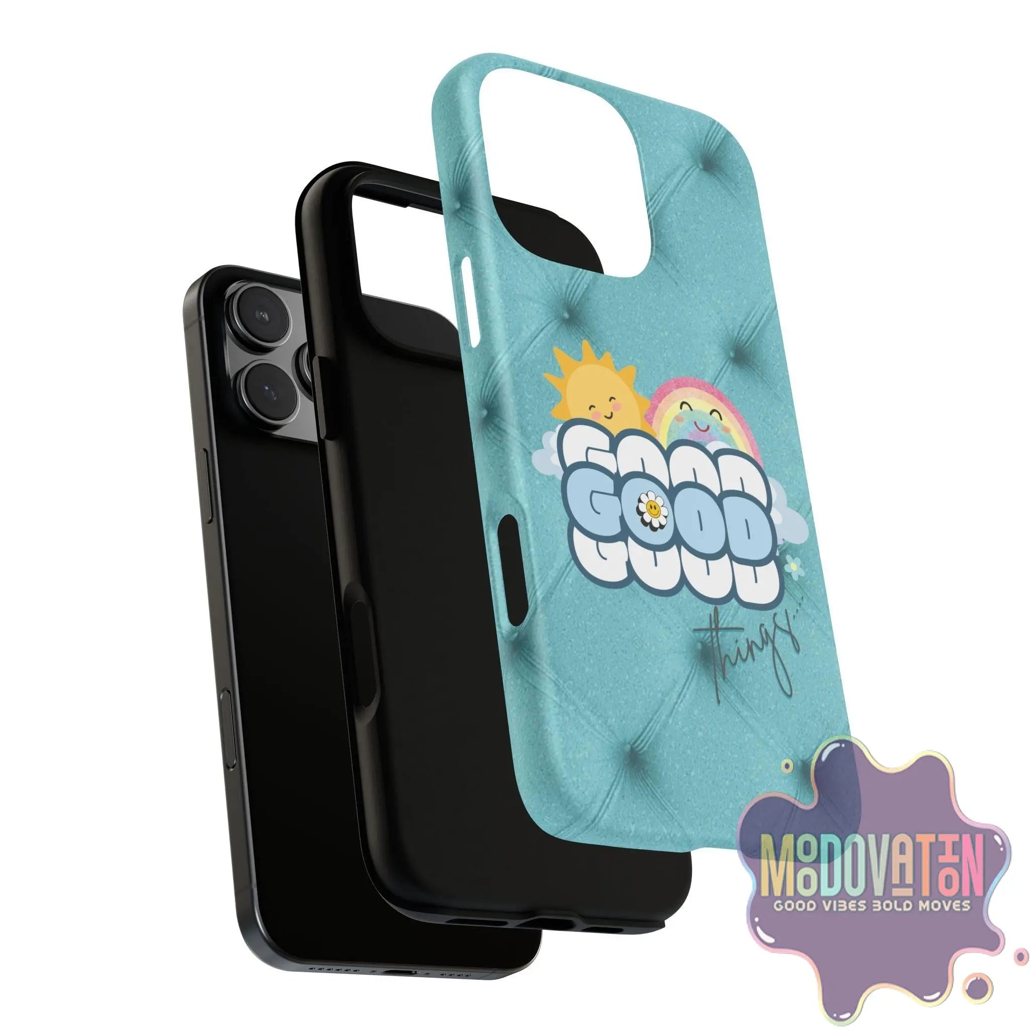Good Things Phone Case - Teal - MOODOVATION
