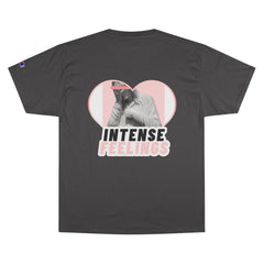 Intense Feelings - Rose Pink Print Unisex Champion T-Shirt
