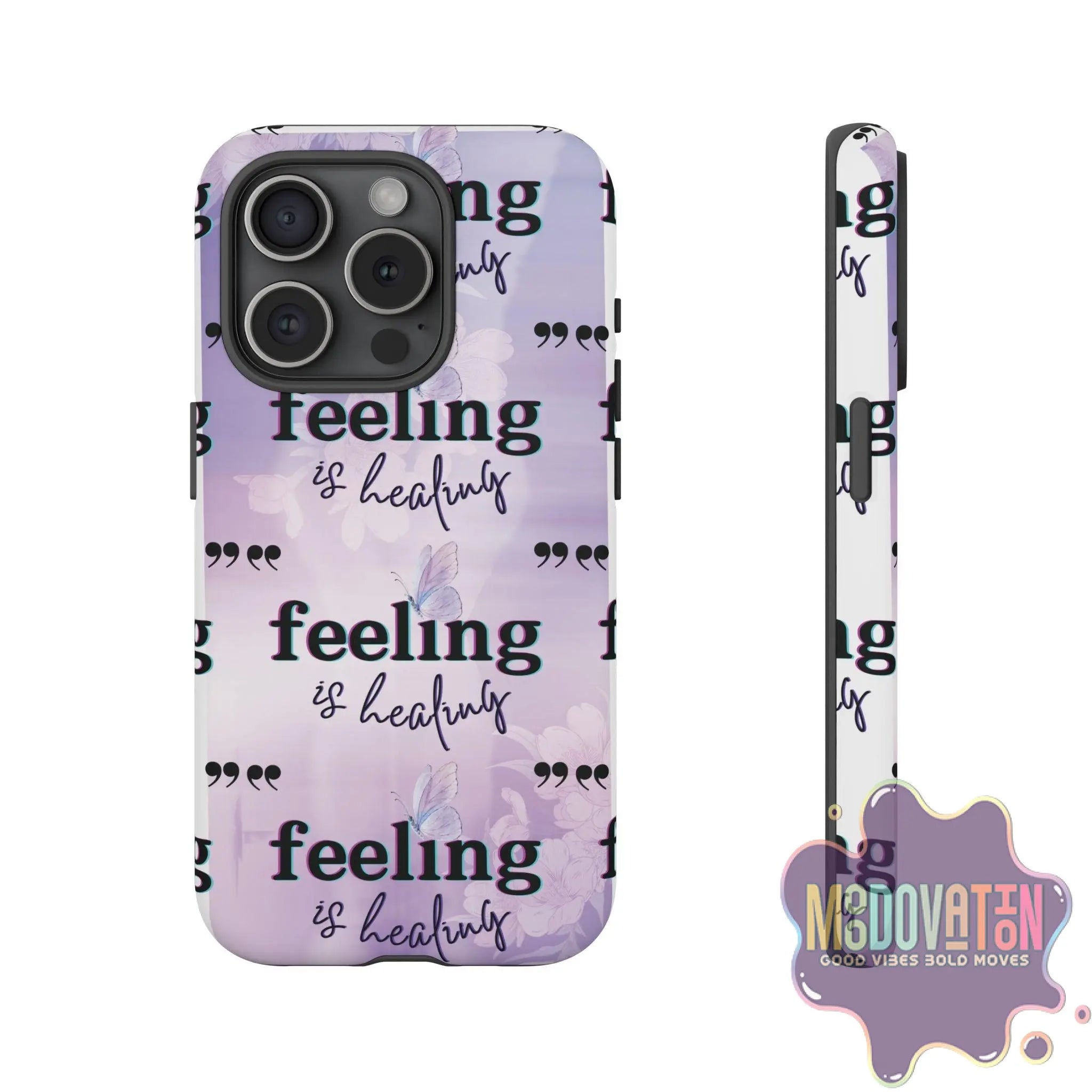 Feeling Is Healing Phone Case - Lilac - MOODOVATION