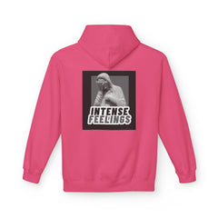 Intense Feelings Unisex Midweight Hoodie - Grey Print