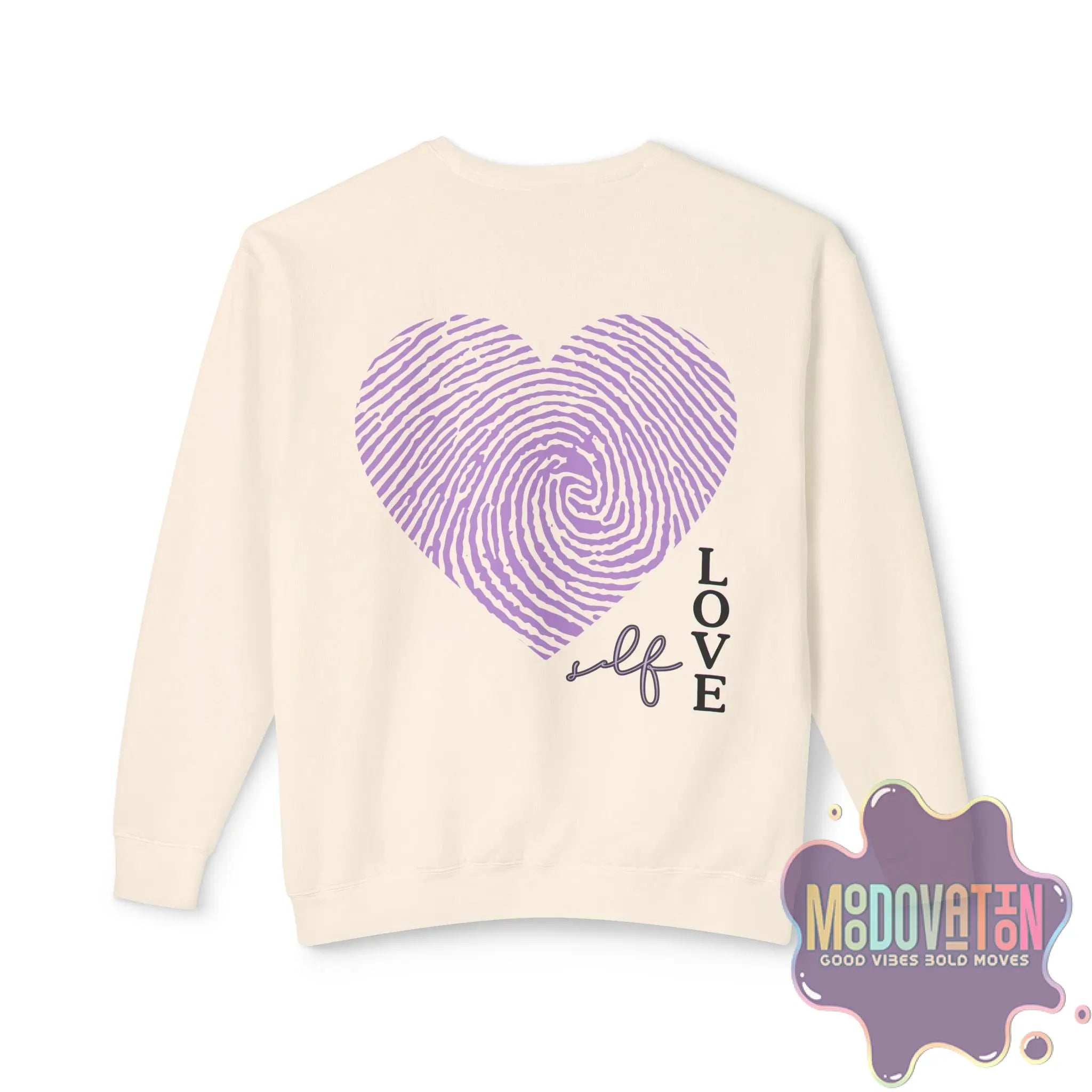 Feeling Is Healing Lightweight Crewneck Sweatshirt - Spring Edition Moodovation
