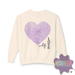 Feeling Is Healing Lightweight Crewneck Sweatshirt - Spring Edition Moodovation