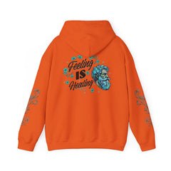 Feeling Is Healing - Unisex Statement Sleeve Hoodie